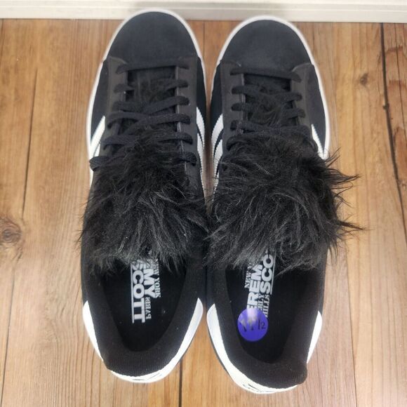 Adidas Campus 80s x Jeremy Scott Low Bones HQ4493 Mens 11.5 Black Shoes No Bones main image 4